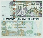 Algeria 2000 Dinars 24.3.2011 (020009/214xx/0012139851) UNC