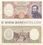 Italy 10000 Lire 14.1.1964 (I0134/059323) (circulated) F-VF