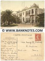 Algeria: Alger, Palais d'Et du Gouverneur (Mailed in 1908): Used