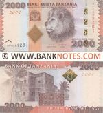Tanzania 2000 Shillings (2020) (HP08092xx) UNC
