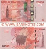 Uganda 20000 Shillings 2021 (BU6538282) UNC